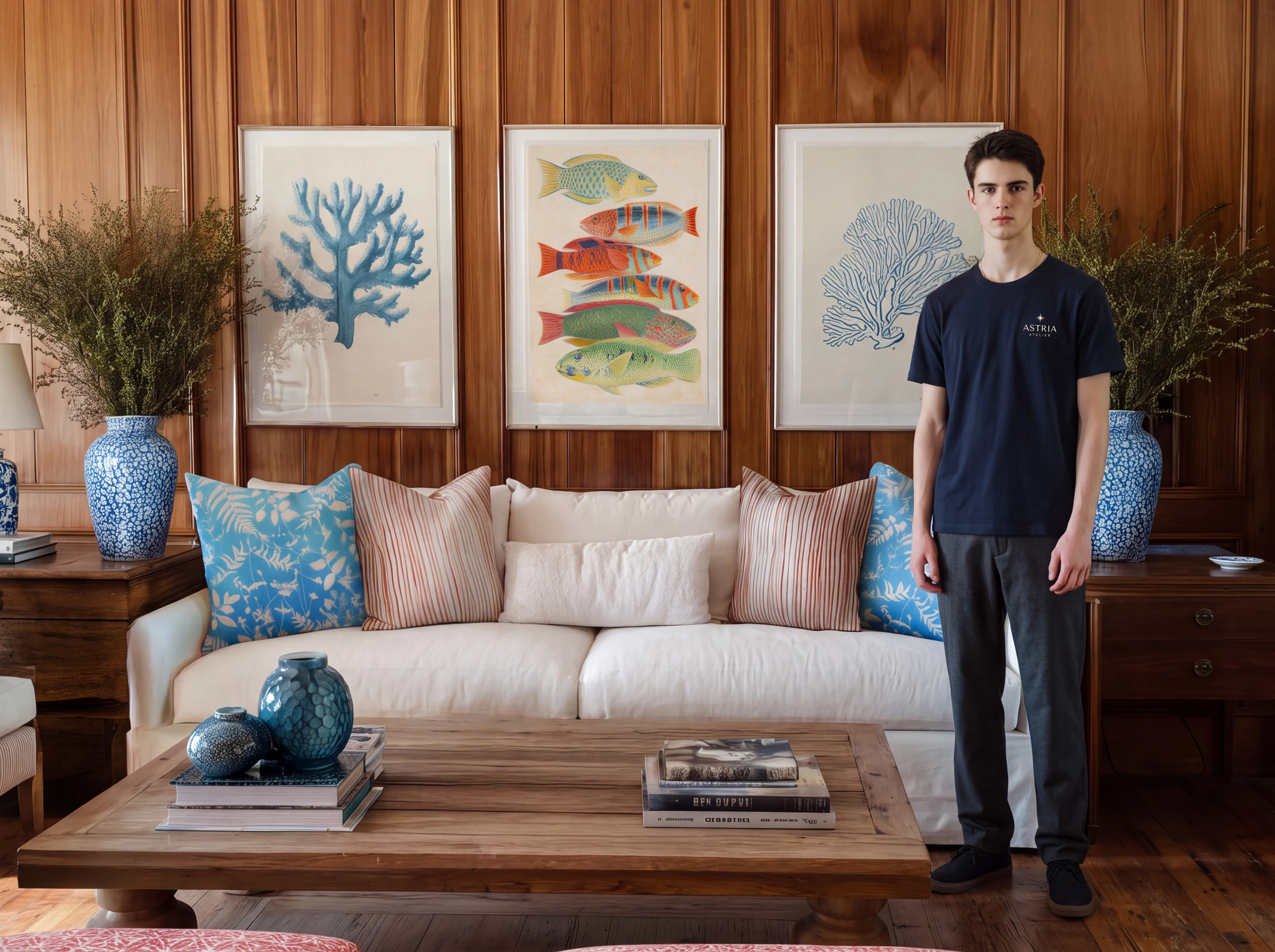 ASTRIA Atelier: finished environmental photograph showing the product at its original scale in the scene