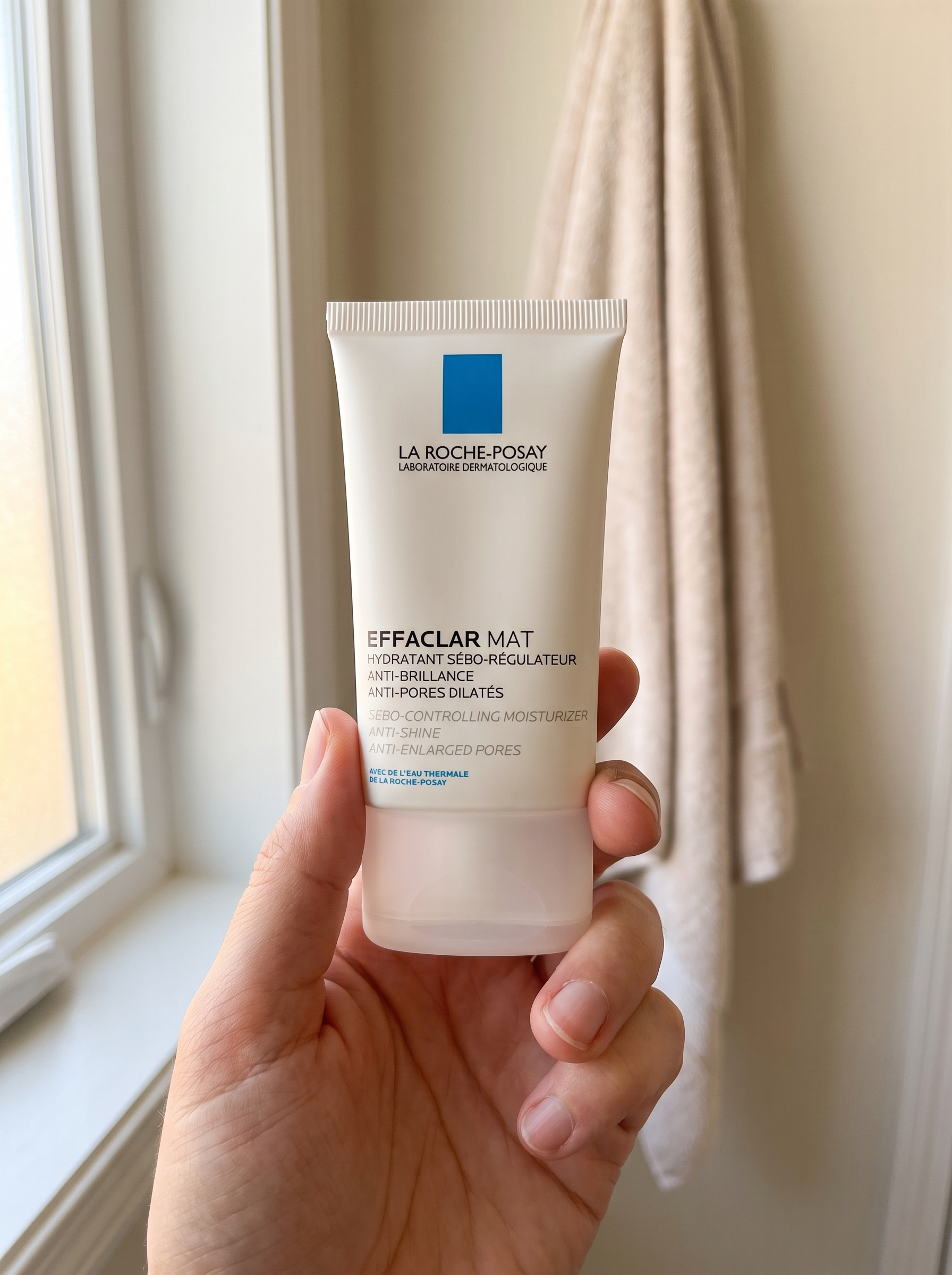 Nano Banana Pro Effaclar Mat packshot-to-real-scene text reproduction test