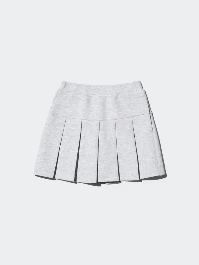 Grey pleated skirt product reference